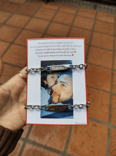 Imagen de Pulseras grabadas con foto a elección