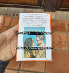 Pulseras grabadas con foto a elección - tienda online