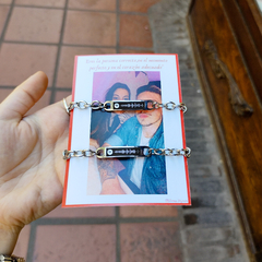 2 pulseras Spotify con foto personalizada - comprar online