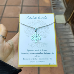 Collar árbol de la vida en internet