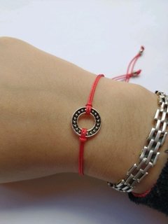 Pulseras del hilo rojo arandelas - tienda online