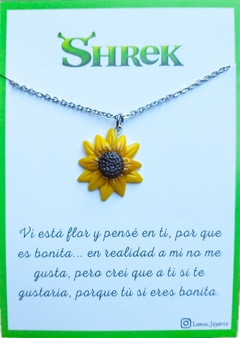 Collar Shrek girasol