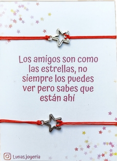 Pulseras de la amistad estrellas en internet