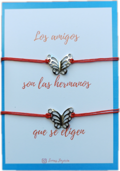 Pulseras amistad mariposas en internet