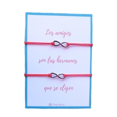 Pulseras de la amistad infinitos en internet