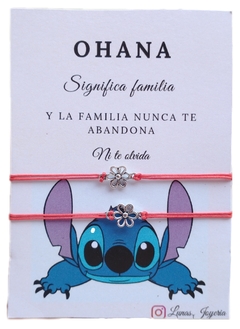 Pulseras ohana x2 - comprar online