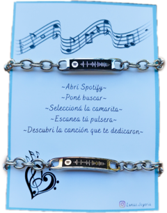 2 pulseras Spotify