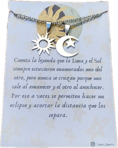 Collares luna y sol