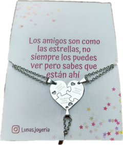 Collares para 3 amigas amistad