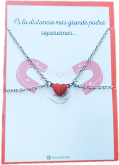 Collar corazón imantado - tienda online