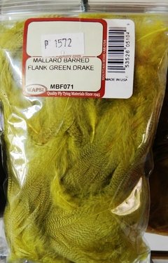 Plumas Mallard pato - pepe perrone pesca con mosca