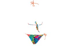 Bikini Tri Lace Giardino Salmon - comprar online