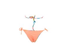 Bikini Tri Lace Giardino Salmon - Cuore di Mare Brazilian Bikini