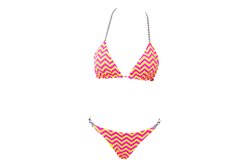 Bikini Tri Nó Chevron Pink