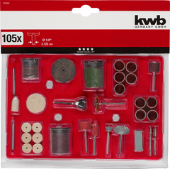 Kit accesorios para minitorno 105 pz KWB - comprar online