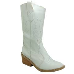 Bota Texana blanca art73 - comprar online