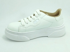 ZAPATILLA BLANCA CON BASE BLANCA ART 499 - en internet