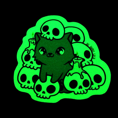 Sticker Calaveritas (Glow In The Dark) - comprar online