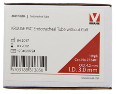 PVC Tubo Endotraqueal de 3.5 mm s/manguito (unidad) - tienda online