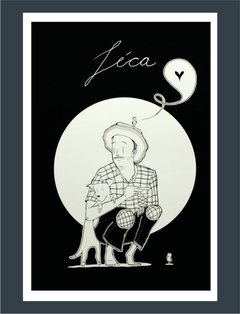 " Jeca " Gravura do Artista - " Alex Senna "