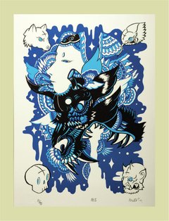 " Hannya " Gravura do Artista Japonês - " Atsuo Nakagawa " - comprar online