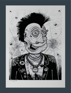 " Punk " Gravura do artista -  Daniel Cacciatori " Daniel One "