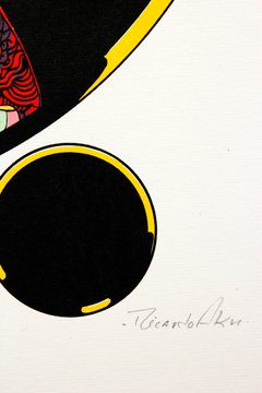 " Tulipa " Gravura do Artista - Ricardo " AKN " - Fullhouse Prints