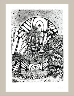 " Kanibal " Gravura do Artista - " Ninguém Dormi " - comprar online