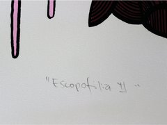 " Escopofilia II " Gravura do artista André Monteiro " Pato " na internet