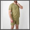 Pijama Masculino Curto Verde Clássico Malha