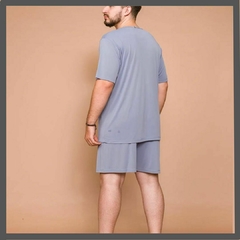 Pijama Masculino Curto Microfibra - comprar online