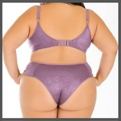 CALÇA EM LYCRA GOFRÊ Lilas Ref.: 7158 - comprar online