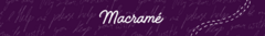 Banner de la categoría Macramé 