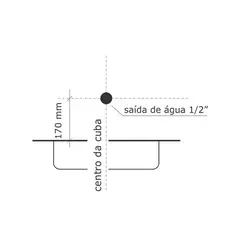 Torneira De Parede 1169 Aquarius Cromado Fabrimar Tigre na internet