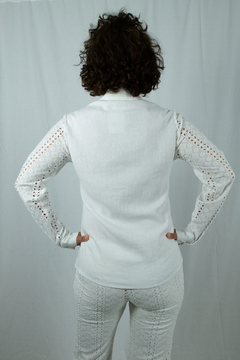 Camisa lese - Roupas femininas de linho | Loja Jane Oliveira