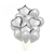 Globo gris perla 12" x 10 u - comprar online
