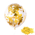 Globo cristal con confetti dorado 14" X 5 - comprar online