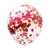 Globo cristal con confetti rojo 14" X 5