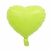 Globo corazón metalizado verde pastel 40 cm