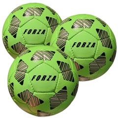 PACK X 3 UNIDADES VERDES - PELOTAS FUTSAL NRO. 4 MEDIO PIQUE - FORZA FUTSAL -