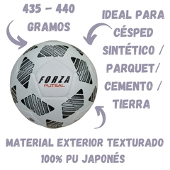 PACK X 10 UNIDADES BLANCAS - PELOTAS FUTSAL NRO. 4 MEDIO PIQUE - FORZA FUTSAL - en internet