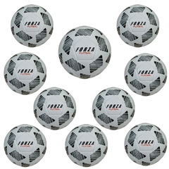 PACK X 10 UNIDADES BLANCAS - PELOTAS FUTSAL NRO. 4 MEDIO PIQUE - FORZA FUTSAL -