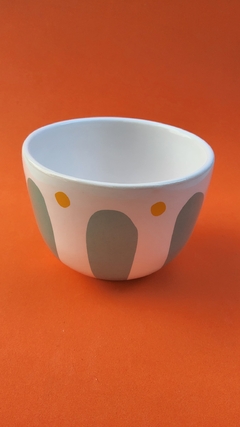 Bowl mediano aqua con corazón naranja - tienda online