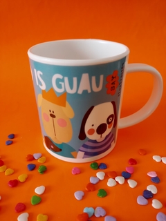 Taza plástica GUAU - comprar online