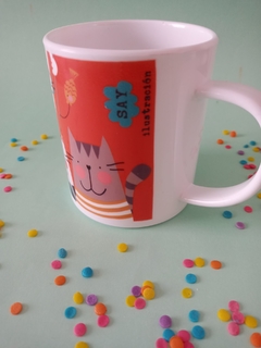 Taza plástica MIAU en internet