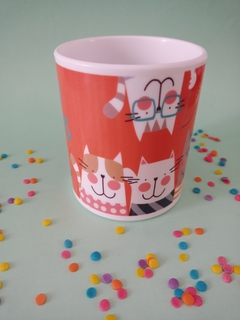 Taza plástica MIAU - comprar online