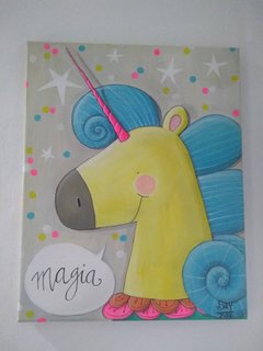 Cuadro UNICORNIO MAGIA