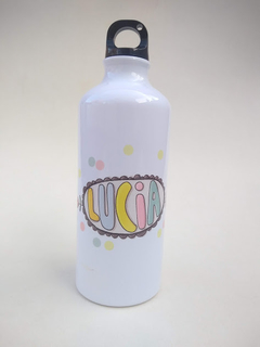 Botellita de aluminio personalizada