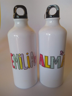 Botellita de aluminio personalizada