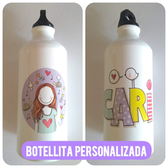 Botellita de aluminio personalizada - comprar online